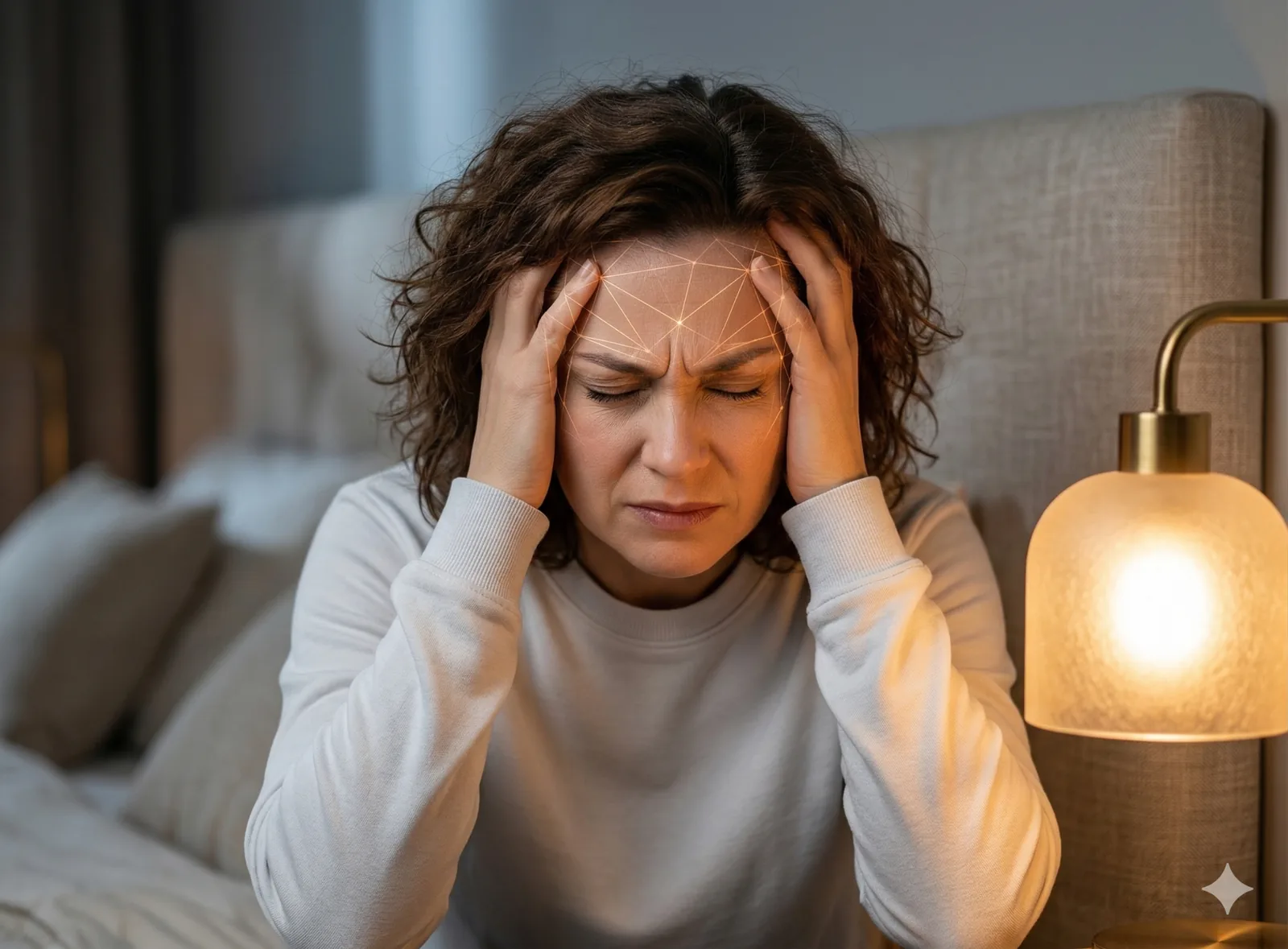 Paciente con dolor de cabeza tensional causado por bruxismo – Centro de Tratamiento del Bruxismo, Hospital Pío XII Madrid