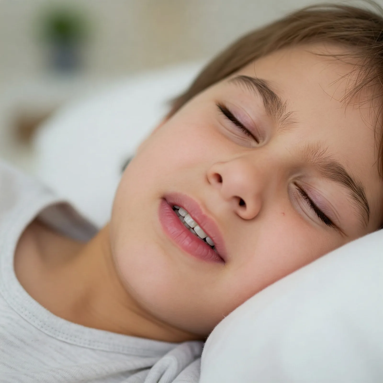 Especialista del Centro de Tratamiento del Bruxismo evaluando a un niño con bruxismo infantil en el Hospital Pío XII Madrid